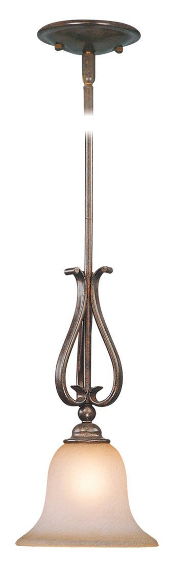 Vaxcel PD35491RBZ/B PD35491 9" Monrovia Steel Mini Pendant Royal Bronze