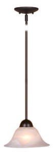 Vaxcel PD5024OBB PD5024 10" Da Vinci Steel Mini Pendant Oil Burnished Bronze