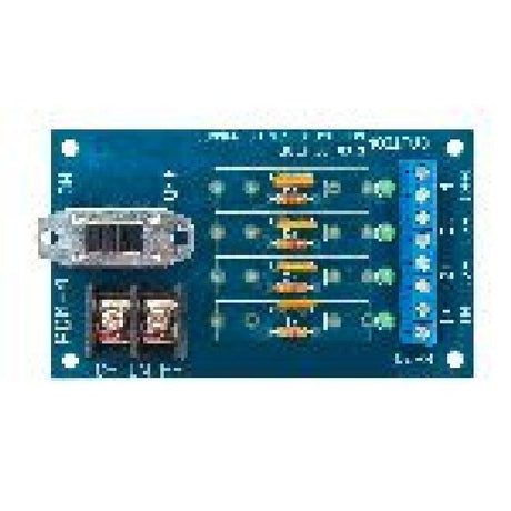 Securitron PDB4C2 power distribution board, front view