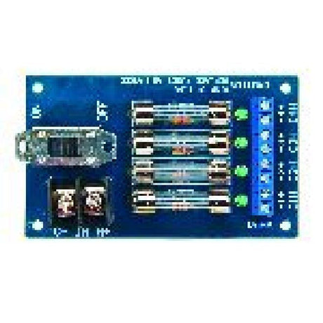 Securitron PDB4F2 power distribution board, front view