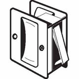 Don-Jo PDL100622 flat black coated passage pocket door lock