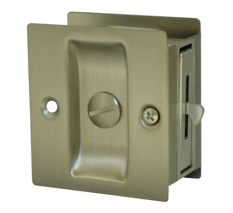 Don-Jo PDL101619 satin nickel privacy pocket door lock