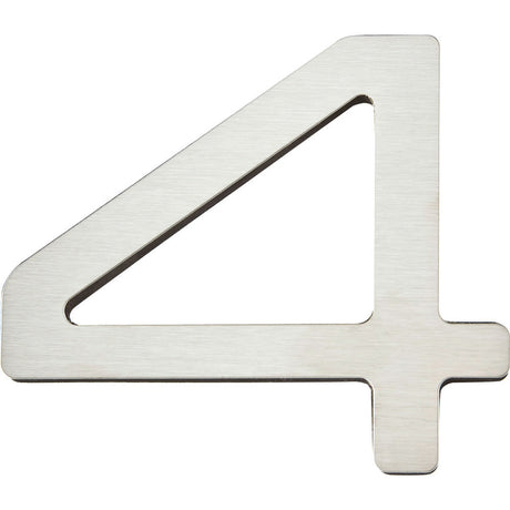 Atlas Homewares PGN4-SS stainless steel house number