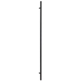 Sure-Loc PL-1RD72 FBL flat black round long door pull