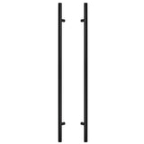 Sure-Loc PL-2RD48 FBL flat black round long door pull