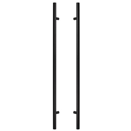Sure-Loc PL-2RD48 FBL flat black round long door pull