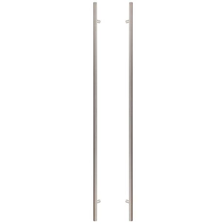 Sure-Loc PL-2RD72 32D satin stainless round long door pull