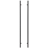 Sure-Loc PL-2RD72 FBL flat black round long door pull