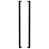 Sure-Loc PL-2SQ48 FBL flat black square long door pull