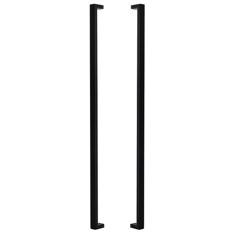 Sure-Loc PL-2SQ48 FBL flat black square long door pull