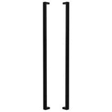 Sure-Loc PL-2SQ72 FBL flat black square long door pull