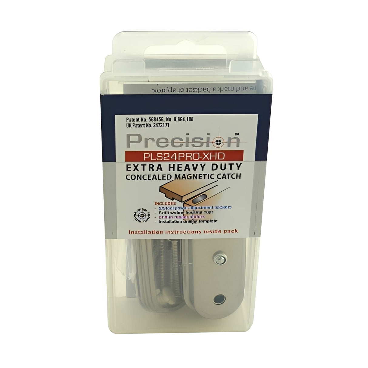 Precision Lock PLS24PROXHD silver magnetic catch