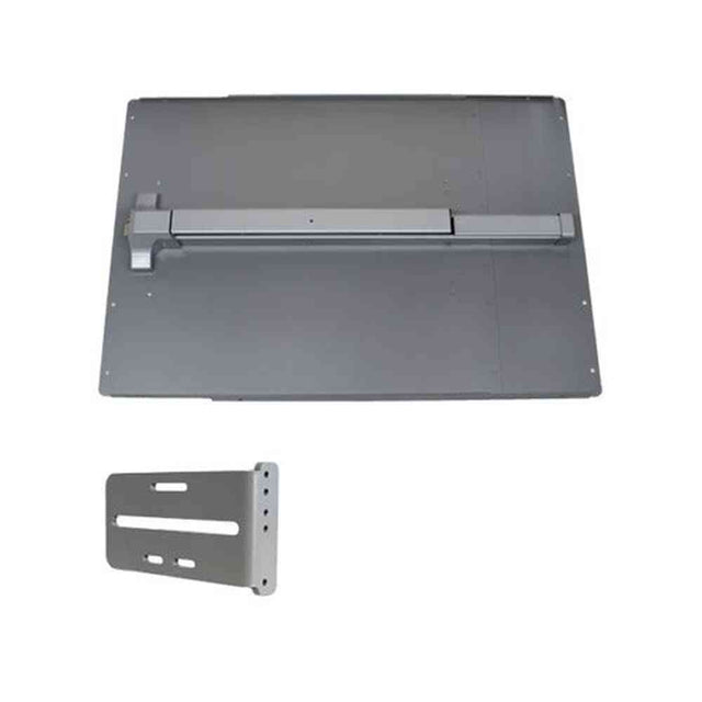 Lockey PS41S silver rim exit devices