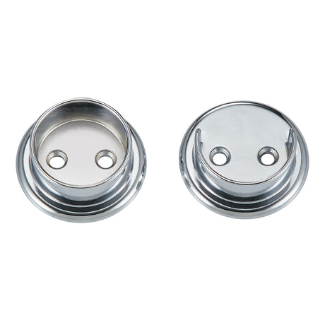 GEO GBH-PSM112 Metal Pole Socket Set 1-3/8" Diameter - Polished Chrome