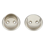 GEO GBH-PSM112 Metal Pole Socket Set 1-3/8" Diameter - Satin Nickel