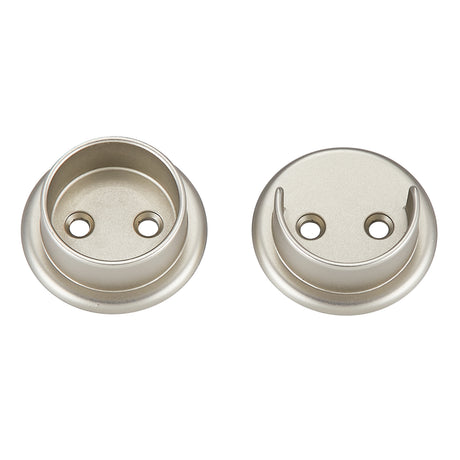 GEO GBH-PSM112 Metal Pole Socket Set 1-3/8" Diameter - Satin Nickel