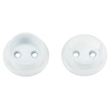 GEO GBH-PSM112 Metal Pole Socket Set 1-3/8" Diameter - White