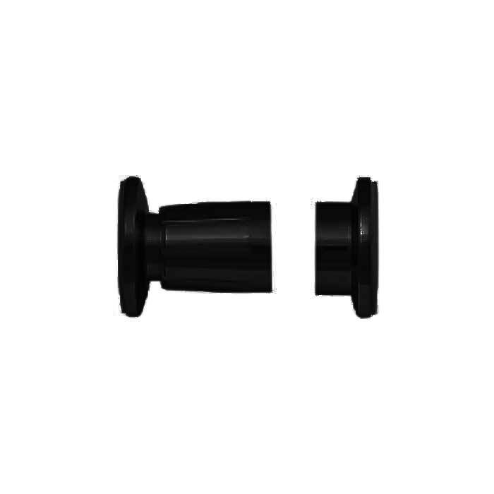 Orca Hardware PSRHAD-BL black shower curtain rod holder