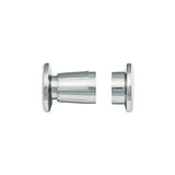 Orca Hardware PSRHAD-CH bright polished chrome shower curtain rod holder