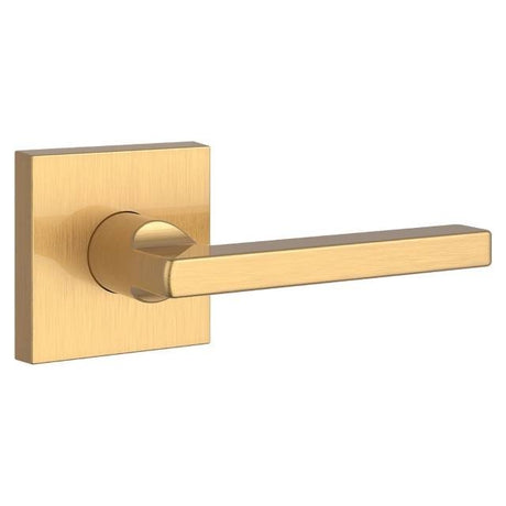Baldwin PVSQUCSR044 satin brass privacy door lever