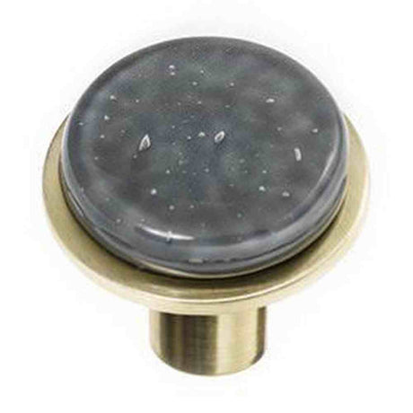 Sietto R-1301-SB satin brass cabinet knob
