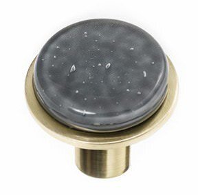 Sietto R-1301-SB satin brass cabinet knob
