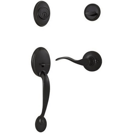 Weslock R2810-1X1R2D oil rubbed bronze single cylinder handleset