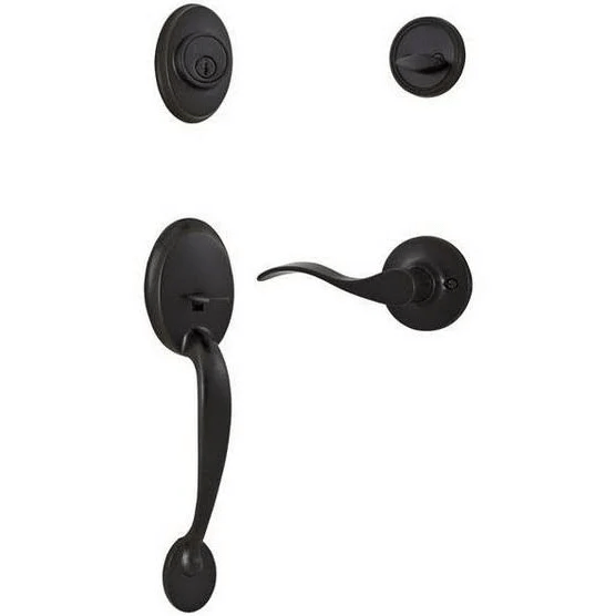 Weslock R2810-1X1R2D oil rubbed bronze single cylinder handleset
