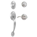 Weslock R2810-NXNFR2D satin nickel single cylinder handleset