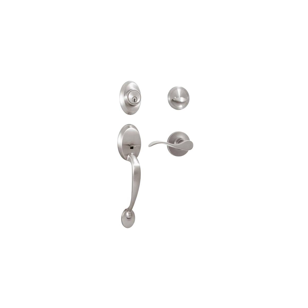 Weslock R2815-NXN0020 satin nickel dummy handleset