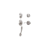 Weslock R2815-NXN0020 satin nickel dummy handleset