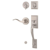 Weslock R2830-NXNFR2D satin nickel single cylinder handleset