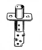 Better Home Products RCDEACH Round Corner 2-3/8 to 2-3/4 Adjustable Deadbolt Latch Chrome