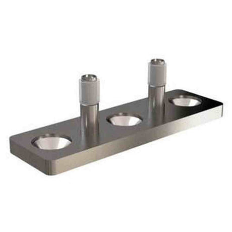 Orca Hardware RD-GUIDE-SS satin stainless steel barn door floor guide