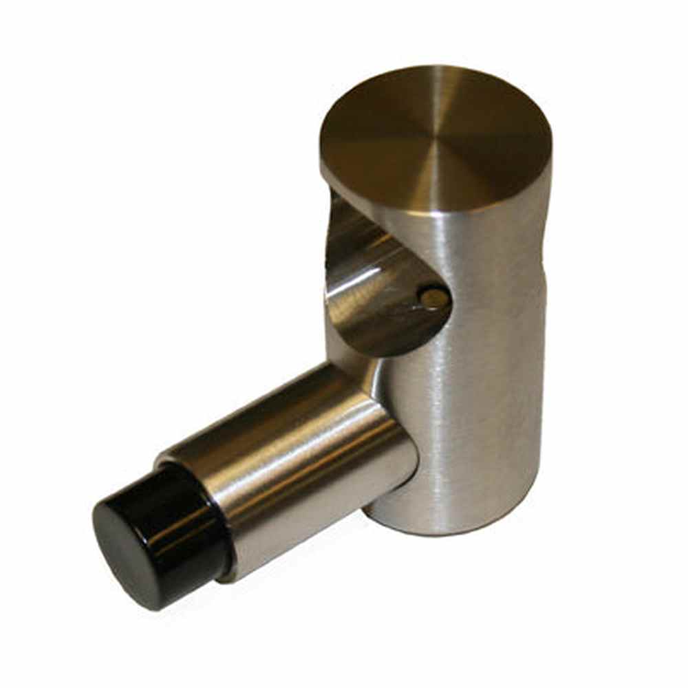 Orca Hardware RDST-STOP-SS satin stainless steel barn door stop