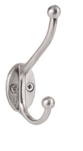 Sure-Loc Hardware RH3 15 Coat robe hook in satin nickel, additional view