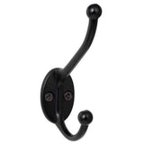 Sure-Loc RH3 FBL flat black robe hook