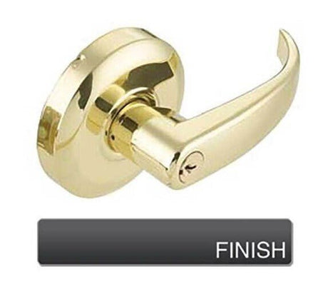 Cal-Royal RL00-10B oil rubbed dark bronze keyed entry door lever