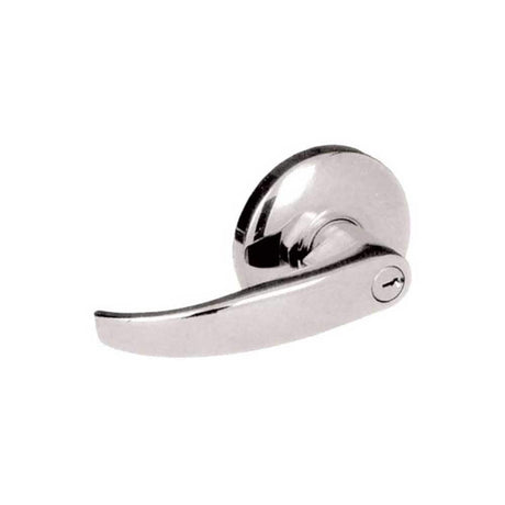 Cal-Royal RL00-26D satin chrome keyed entry door lever