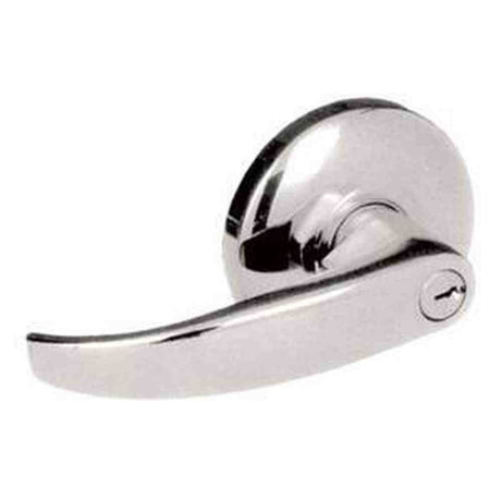 Cal-Royal RL00-26 bright polished chrome keyed entry door lever