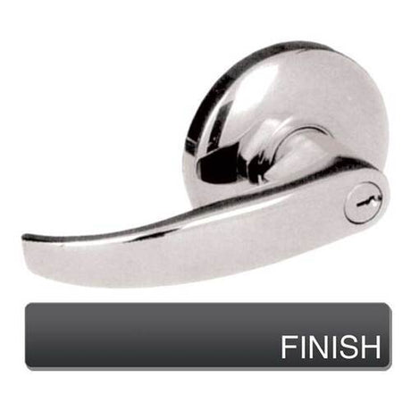 Cal-Royal RL03 Grade 2 Keyed Classroom Door Lever Lockset with 2-3/4" Backset in oil-rubbed bronze, additional view