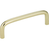 Elements S271-96PB polished brass cabinet pull