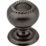 Jeffrey Alexander S6060BNB brushed black nickel cabinet knob