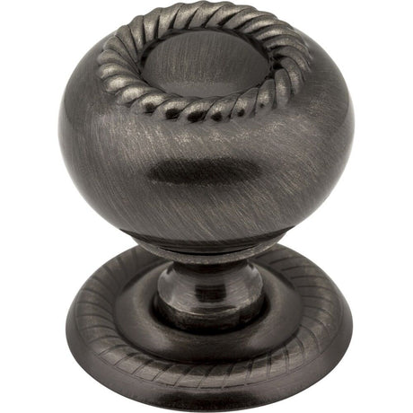 Jeffrey Alexander S6060BNB brushed black nickel cabinet knob