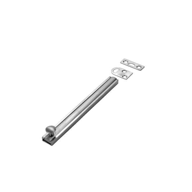 Don-Jo SB-3619 clear satin nickel slide bolt