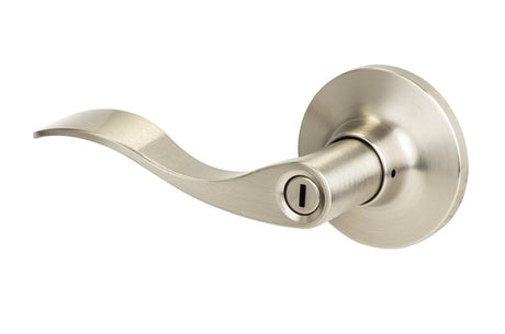 Sure-Loc Hardware SB102 15 Snowbird privacy privacy door lever in satin nickel, additional view