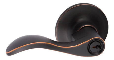 Sure-Loc SB107 11P vintage bronze keyed entry lever