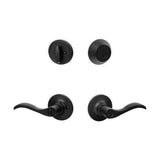 Sure-Loc SB107/DB201 FBL flat black keyed entry lever and deadbolt