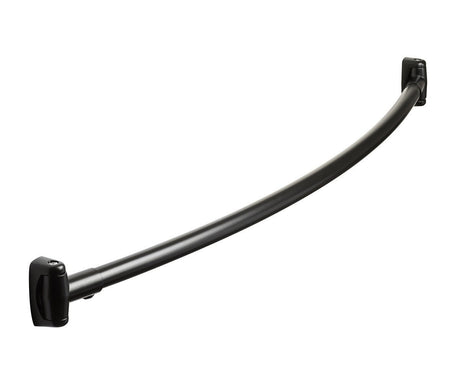 Sure-Loc SCR-CV1 FBL flat black curved shower curtain rod