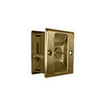 Cal-Royal SDL16-5 antique brass privacy pocket door lock
